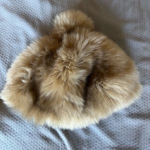 Zara faux fur hat for winter